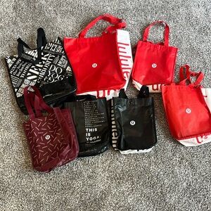 Lot of 7 lululemon bags